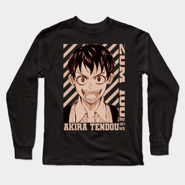 Akira Tendou Zom 100 Long Sleeve T-Shirt by abdul rahim